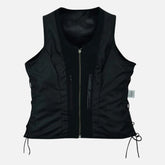 Selene Side Lace Women’s Leather Vest